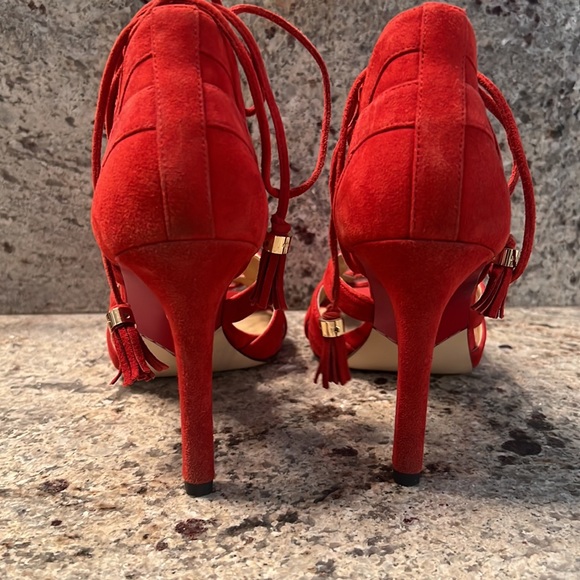 MK Lace Up Heels - Picture 4 of 7